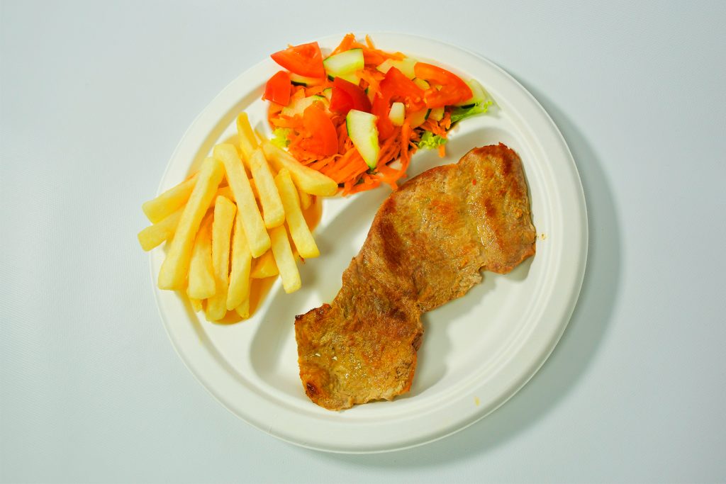 Plancha de cerdo en combo