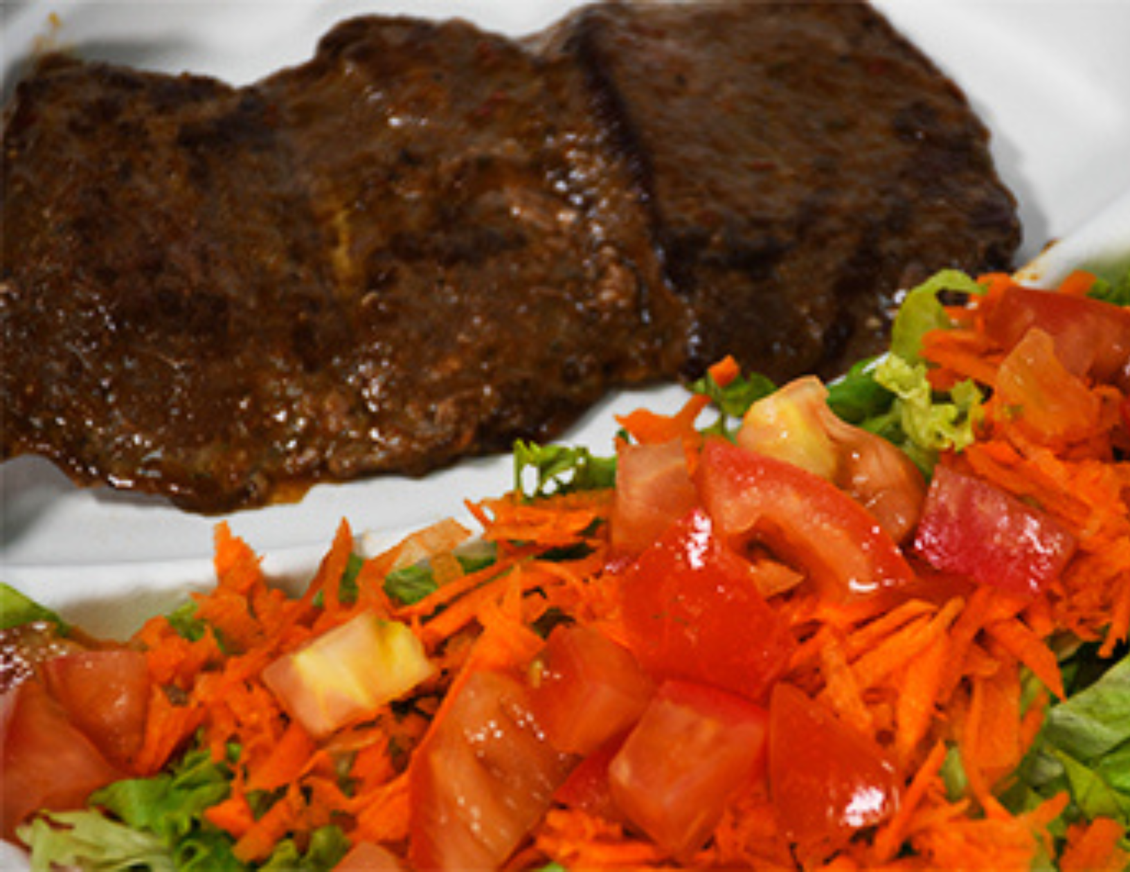 Plancha de res solo ensalada