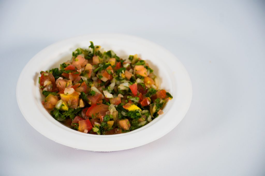Porción de pico de gallo
