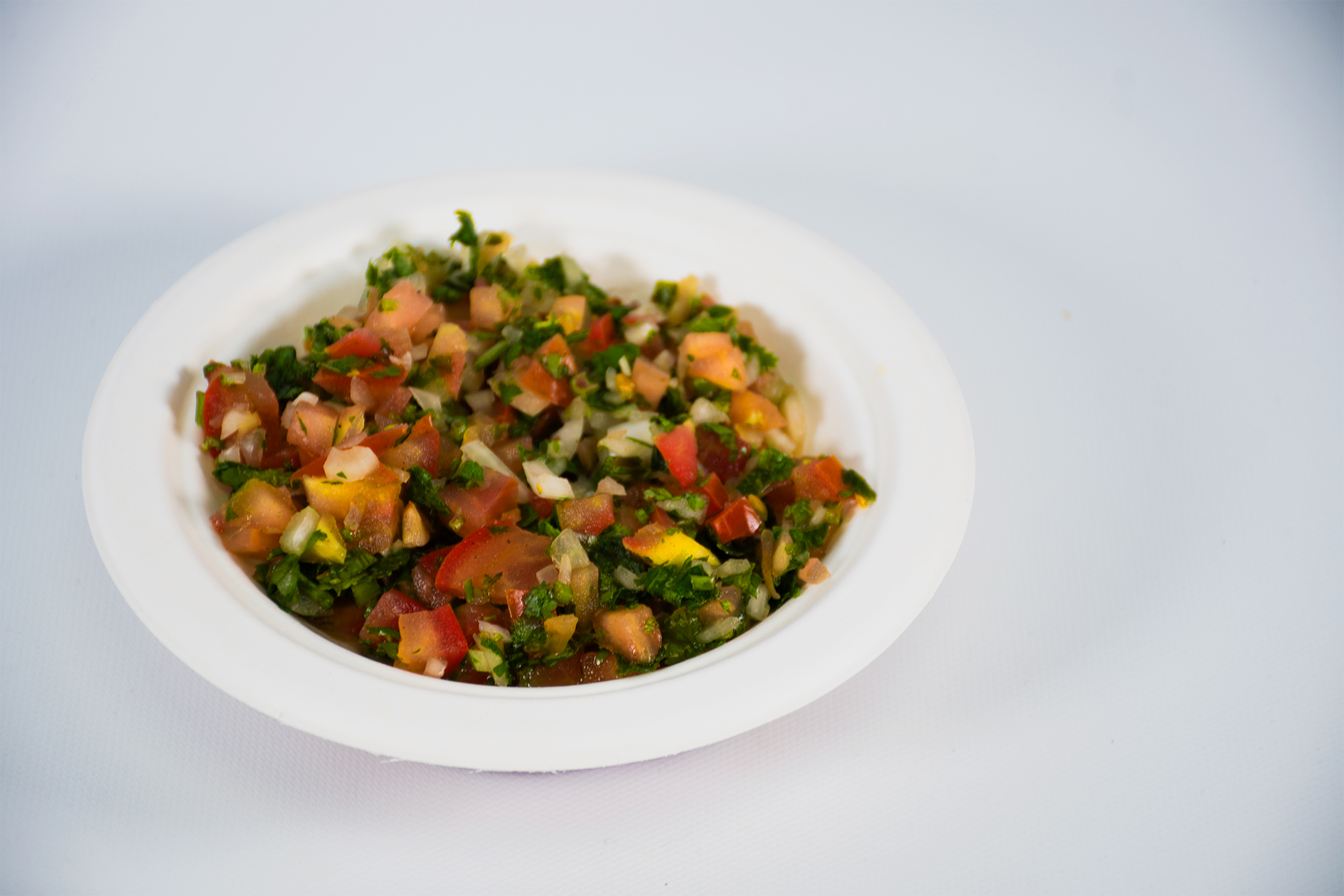 Porción de pico de gallo