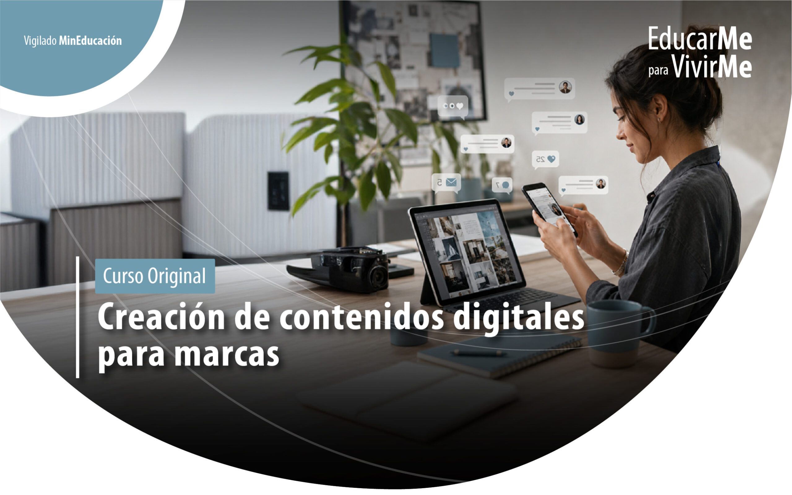 Banner Curso - Creación de contenidos