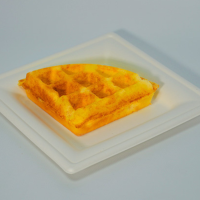 Mini waffle de pan de yuca