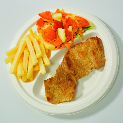 Plancha de cerdo en combo