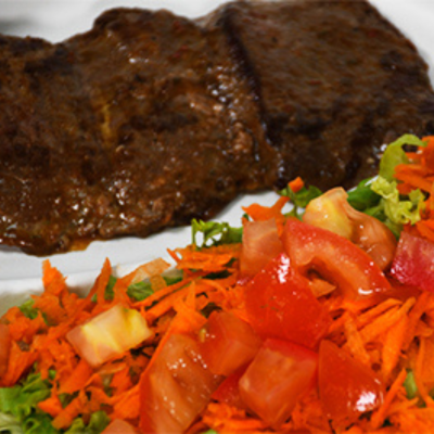 Plancha de res solo ensalada